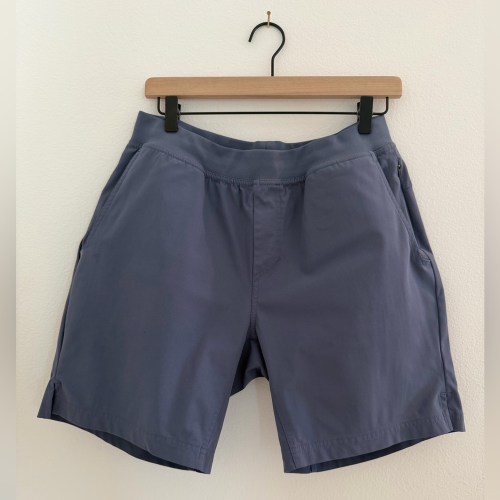 Legends Men’s Athletic Training Shorts Blue Performance Gym Workout - Large